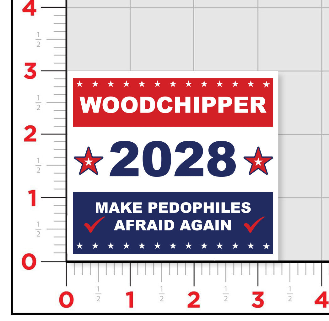 Woodchipper 2028 Sticker