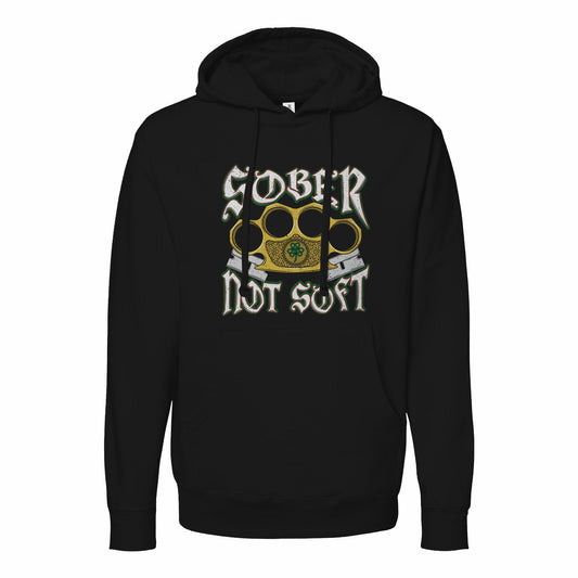 Sober Not Soft Hoodie
